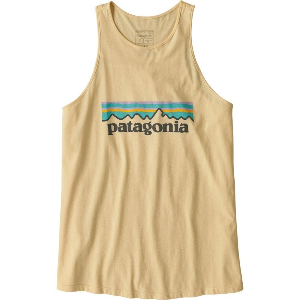 Women's Patagonia Pastel Yellow Tank High Neck Top XL